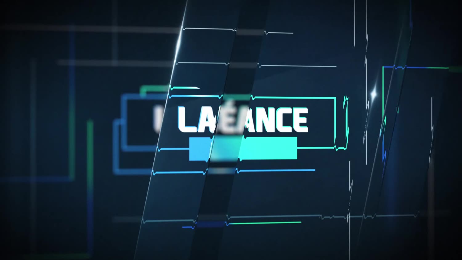 Bloc-marque de fin de programme.
