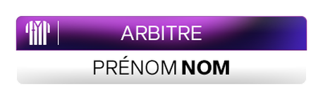 Synthé arbitre. Neuf déclinaisons, d'une à trois lignes.