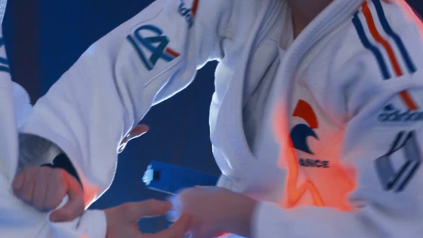 Le kumikata, saisi au détail plutôt qu'au plan large.